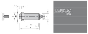 Адаптер Leuco с цилиндрическим хвостовиком для насадных фрез  