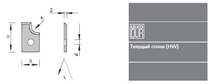 Радиусные ножи Leuco HW для станков IMA