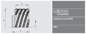 Фуговальные и фальцовочные фрезы Leuco P-System со сменными HW ножами  