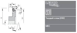Фреза Leuco HW для скругления кромки SCM-IDM