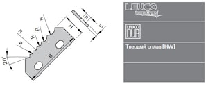 Multi Циклевочные сменные пластины Leuco HW для Homag - высокий глянец  