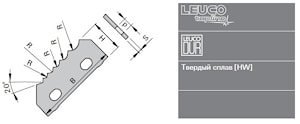Multi Циклевочные сменные пластины Leuco HW для Homag - высокий глянец