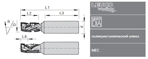 Высокопроизводительные алмазные концевые фрезы Leuco Nesting Z=3+3
